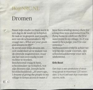 dromen nrc